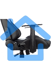 Кресло игровое Zombie Game Penta черный/красный эко.кожа с подголов. крестов. пластик