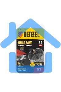 Коронка по металлу Denzel твердосплавная, 32 мм
