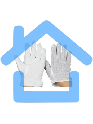 Перчатки антистатические, белые