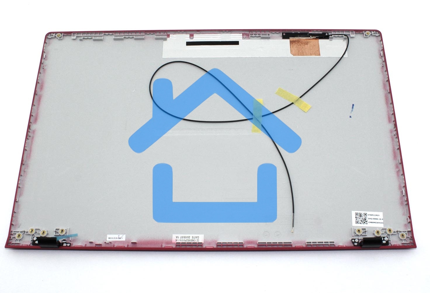 Крышка матрицы для Asus X409 красная