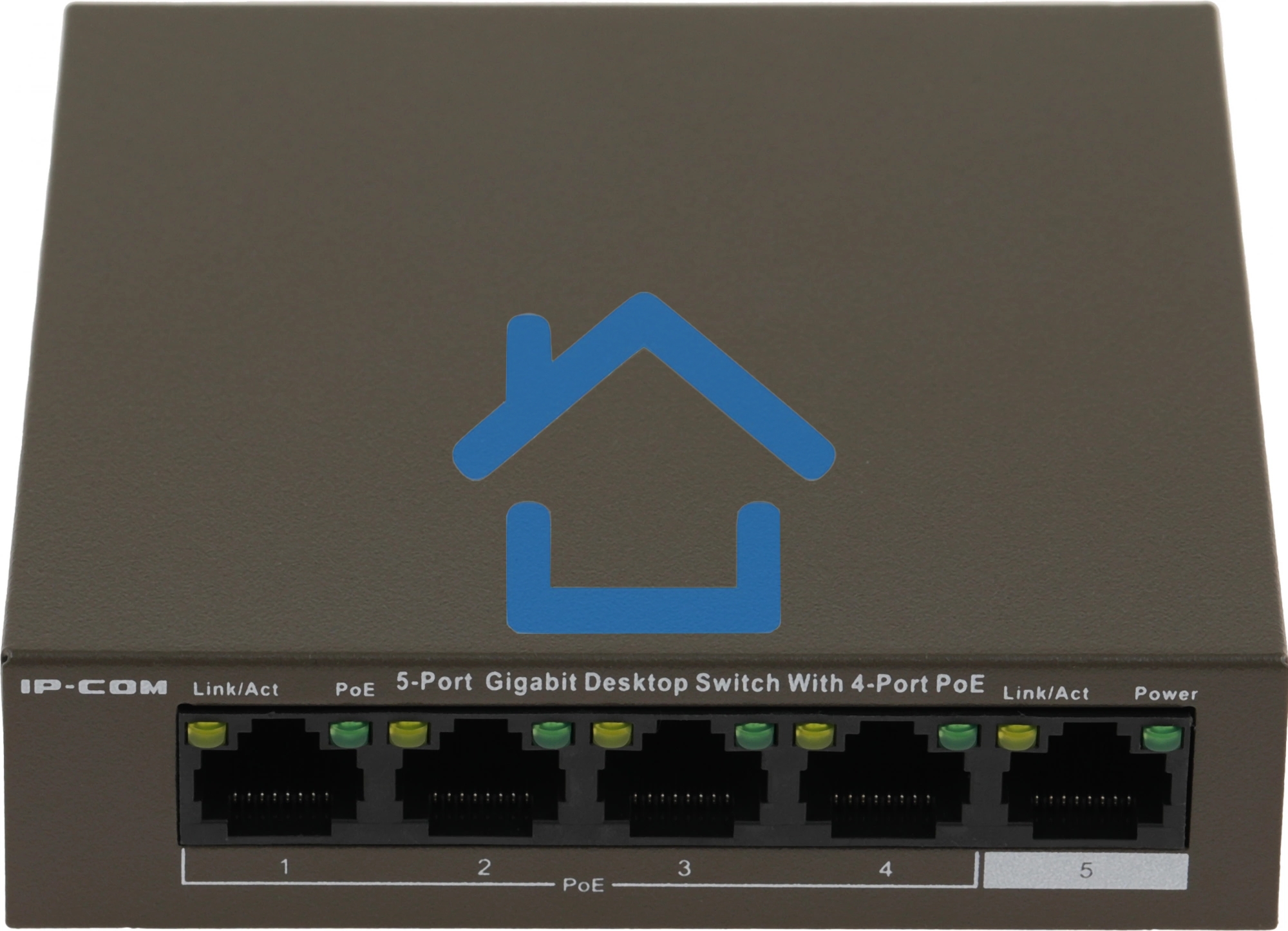 Коммутатор 5PORT 10/100/1000M G1105P-4-63W IP-COM