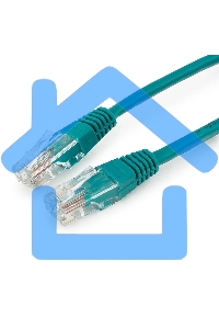 Патч-корд UTP Cablexpert кат.5e 0.25м, литой, многожильный, зеленый