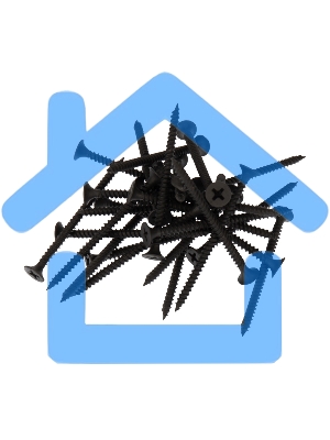 Саморез гипсокартон-металл KRANZ 3.5х55, пакет (50 шт./уп.)