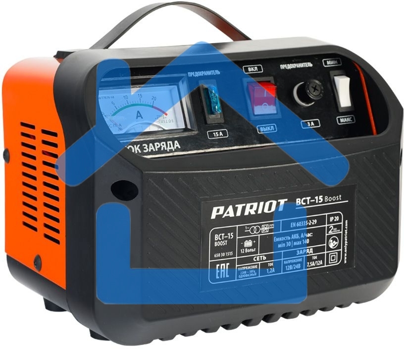 Устройство пуско-зарядное PATRIOT BCT-15 Boost (650301515) 12В