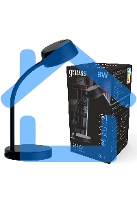 Светильник настольный Gauss Qplus модель GTL601 8W 600lm 4000K 170-265V черный диммируемый LED 1/8