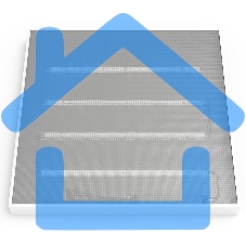 Светильник Gauss MiR IP40 встр/накл 595*595*50мм 35Вт 3500лм 6500К призма