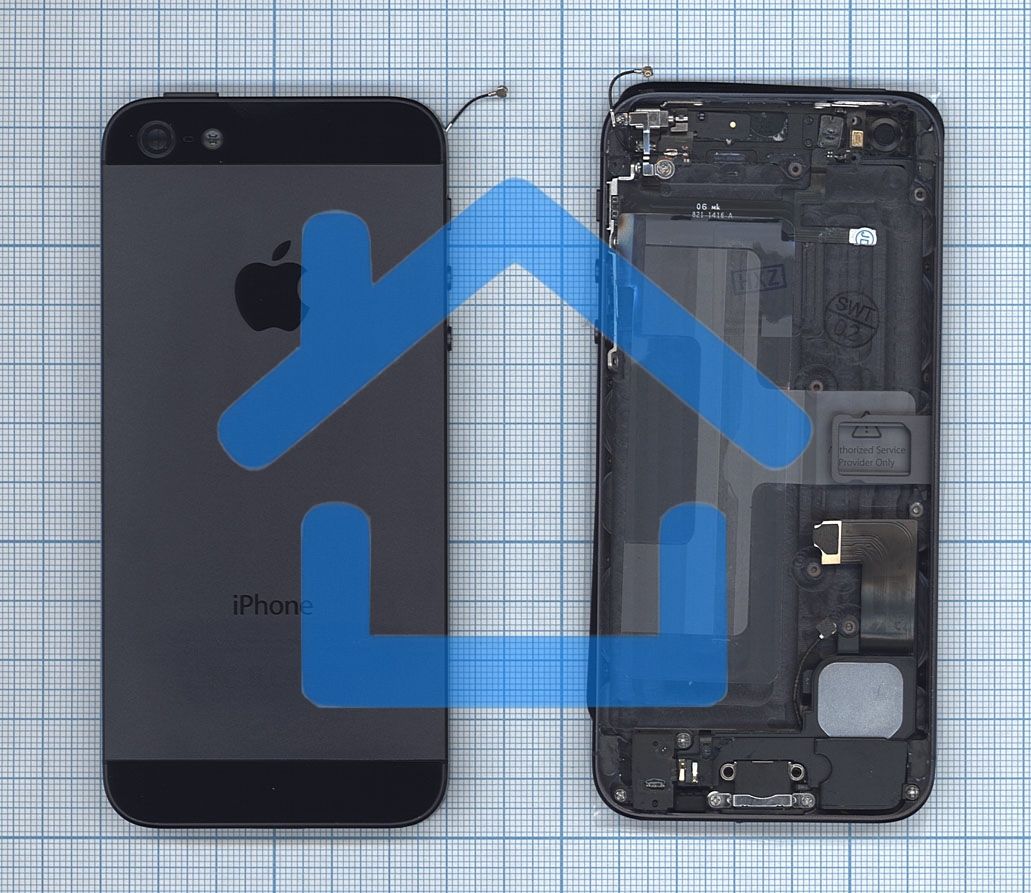 Задняя крышка для iPhone 5черный