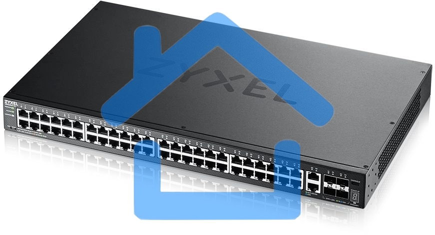 Коммутатор L3 Access Zyxel NebulaFlex Pro XGS2220-54, rack 19