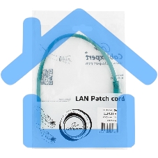 Патч-корд UTP Cablexpert кат.5e 0.25м, литой, многожильный, зеленый