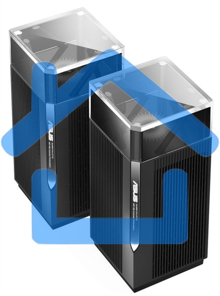 Роутер ASUS ET12(2-PK), из 2 точек доступа, 802.11 a/b/g/n/ac/ax, 2,4 + 5 гГц; 90IG06U0-MO3A20