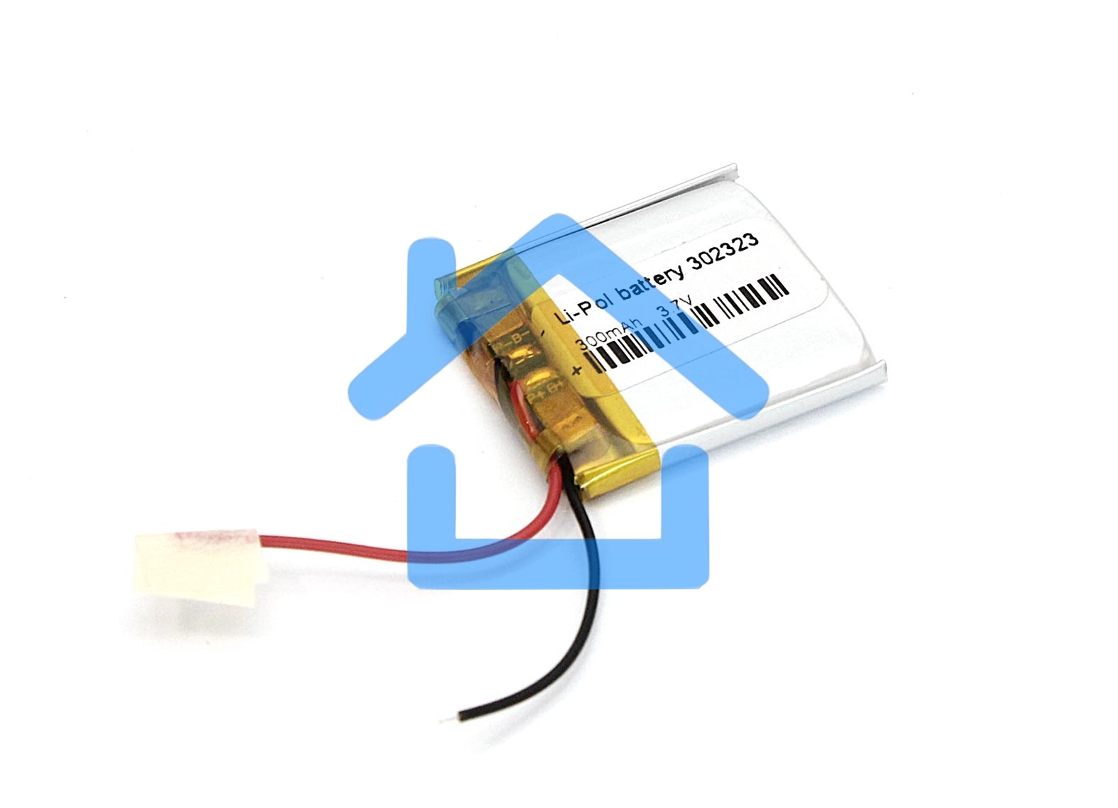 Аккумулятор Li-Pol (батарея) 3*23*23мм 2pin 3.7V/160mAh
