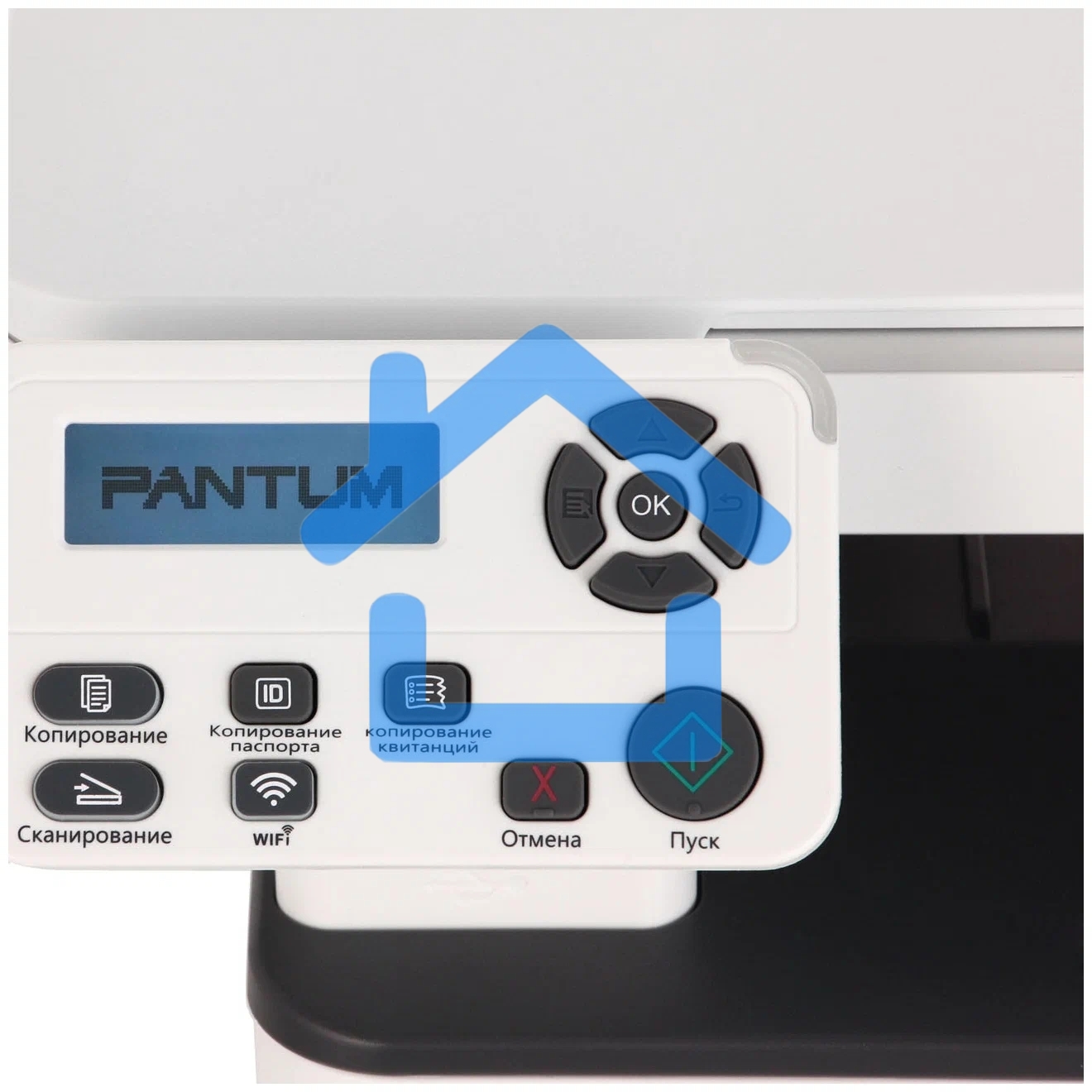 МФУ лазерное Pantum M6700DW, A4, ч/б, печ. до 30 стр/мин., 1200x1200dpi, USB, RJ-45, Wi-Fi