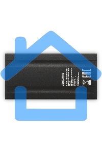Внешний SSD Digma MEGA X, 256 GB, USB 3.2 Gen 2x2 Type-C, R/W 1800/1100, темно-серый