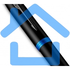 Ручка перьевая Parker IM Vibrant Rings F315 (2172858) Marine Blue PVD F сталь нержавеющая, подарочная коробка