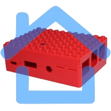 Корпус RA183 red для микрокомпьютера Raspberry Pi 3 ACD Red ABS Plastic Building Block case for Raspberry Pi 3