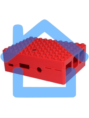 Корпус RA183 red для микрокомпьютера Raspberry Pi 3 ACD Red ABS Plastic Building Block case for Raspberry Pi 3
