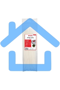 Хомут-стяжкa нейлоновая с тройным замком Rexant 300x4,8 мм, белая, упаковка 100 шт.