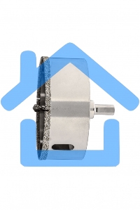 Сверло алмазное Matrix по керамограниту, 120 х 67 мм, 3-гранный хвостовик