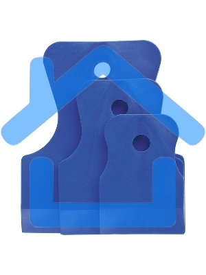 Набор шпателей 40-60-80 мм, 3 шт. Россия Сибртех 85830