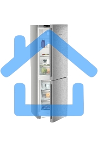 Холодильник Liebherr CNsdc 5203-22 001 серебристый двухкамерный 225/94 л морозилка снизу, No Frost