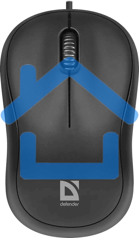 Мышь проводная Defender Patch MS-759 черный, 1000 dpi, USB, кнопки - 3