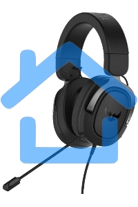 Игровые наушники ASUS TUF Gaming H3 черно-серые