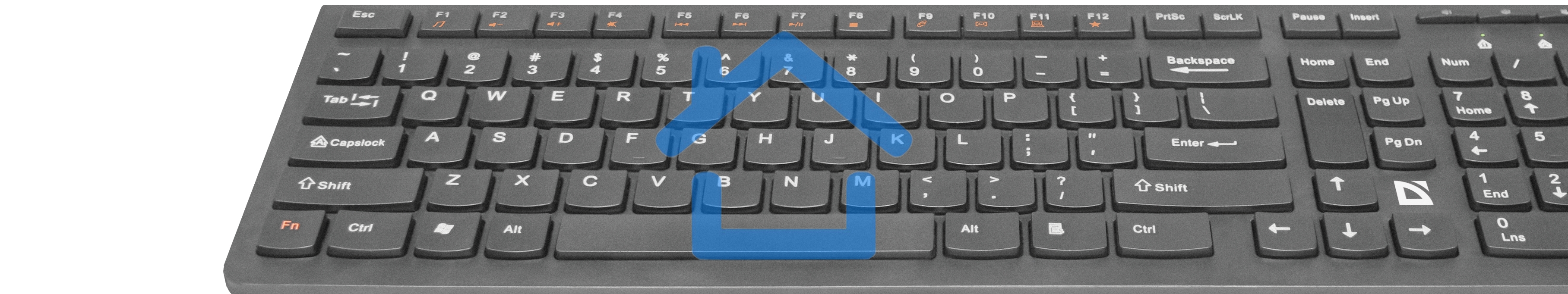 Клавиатура Defender ULTRAMATE SM-535 RU беспроводная USB, радиоканал, черный