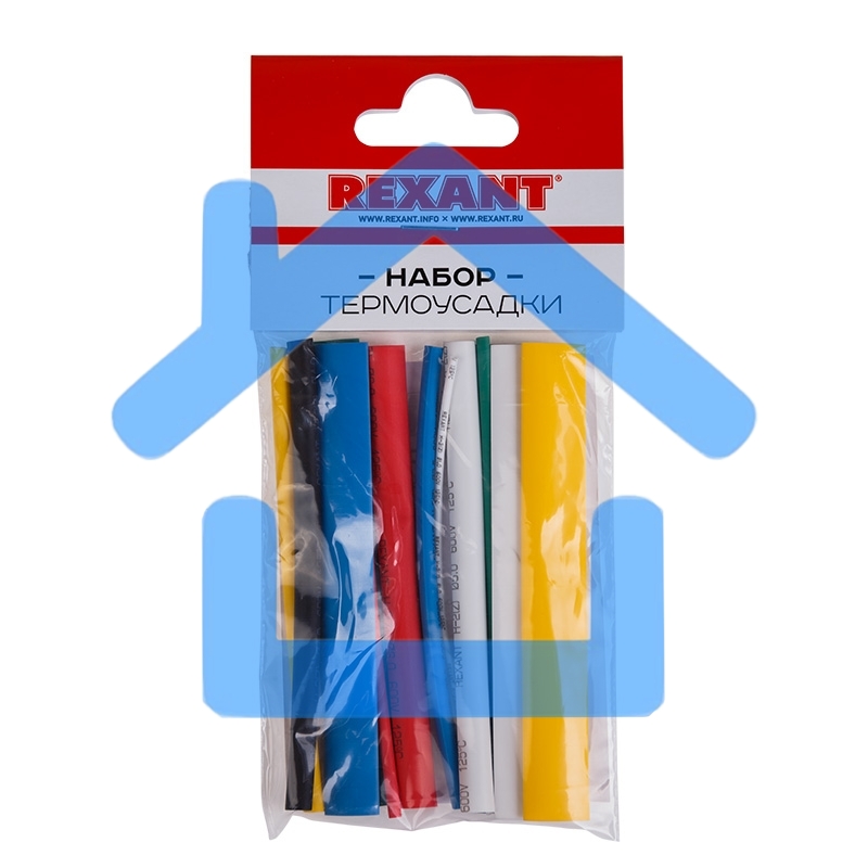 Термоусаживаемые трубки MULTICOLOR 2:1 (Набор 13 шт.) Rexant