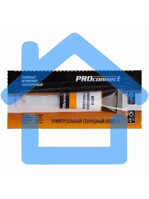 Универсальный секундный клей PROconnect на мульти карте, 3 г