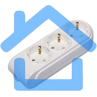 Колодка удлинителя 3-м с заземл. защ. шторки Makel N3210000