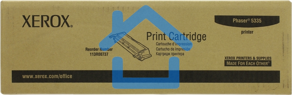 Картридж лазерный XEROX 113R00737 черный для Phaser 5335 (10000 страниц) (Channels)