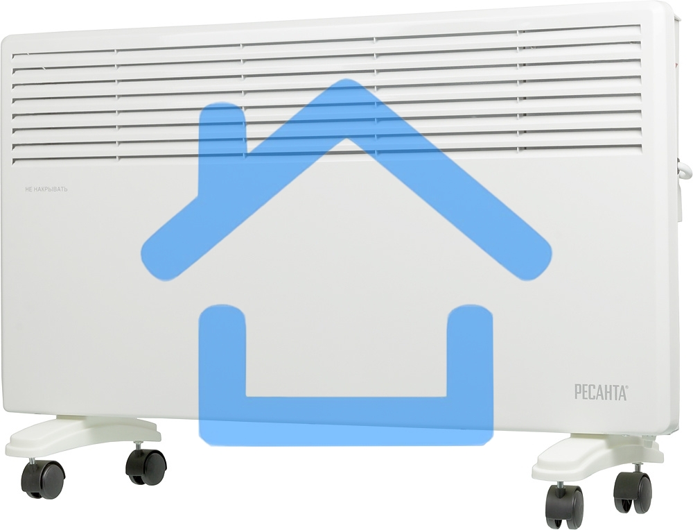 Конвектор Ресанта ОК-2000Е белый, 2000 Вт, 20 м2, термостат, дисплей