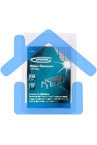 Скобы, 10 мм, для мебельного степлера, усиленные, тип 140, 1250 шт. Gross