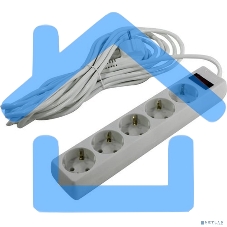 Сетевой фильтр ExeGate EX279180RUS SP-5-7W (5 розеток, 7м, евровилка, белый)