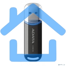Флешка USB ADATA C906 (AC906-32G-RBK), 32Gb, USB 2.0, R/W 15/5, черный/синий