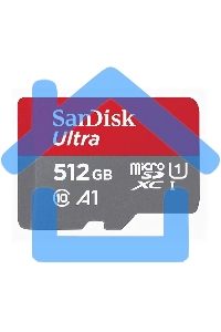 Флеш карта microSD 512Gb SanDisk microSDXC Class 10 Ultra UHS-I A1 140Mb/s