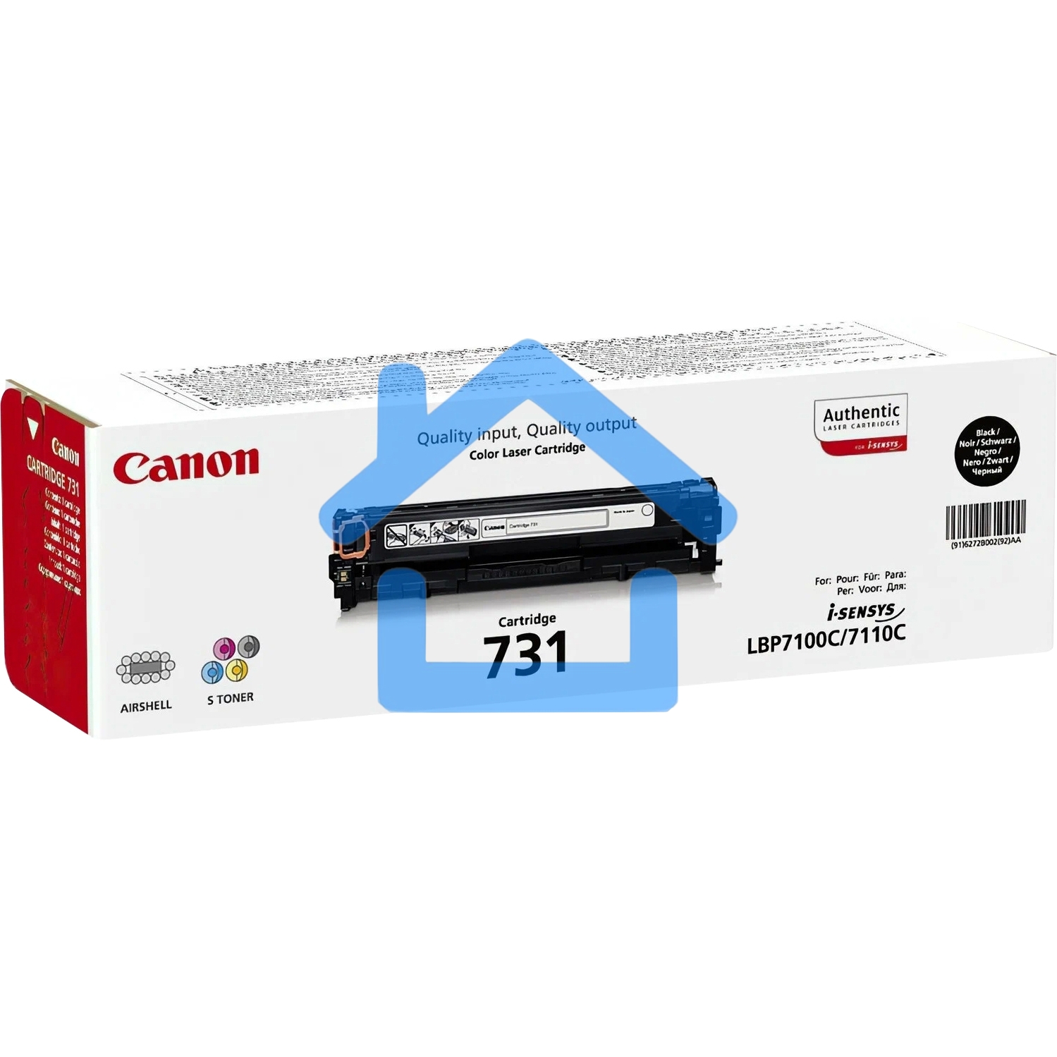 Картридж лазерный Canon Cartridge 731BK (6272B002) черный (1400 стр.) для Canon LBP7100Cn/7110Cw
