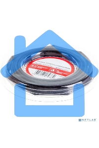 Трубка термоусаживаемая 6,0/3,0 мм черная, ролик 2,44 м Rexant