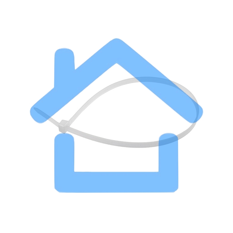 Хомут-стяжкa нейлоновая с тройным замком Rexant 300x4,8 мм, белая, упаковка 100 шт.