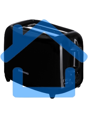Тостер Starwind ST7002 700Вт черный
