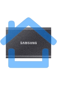 Внешний SSD Samsung T7, 2TB, USB 3.2 Gen 2 Type-C, R/W 1050/1000, титан
