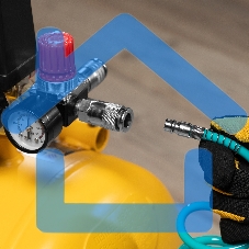 Полиуретановый спиральный шланг профессиональный BASF, 15 м, с быстросъемными соединением Stels