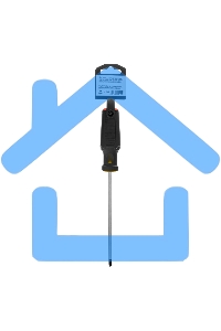 Отвертка Denzel PH1х150 мм, S2, 3к рукоятка