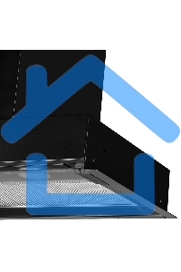 Вытяжка встраиваемая Kuppersberg Nancy S 60 черный, 60 см, 850 куб. м/ч, 42 дБ