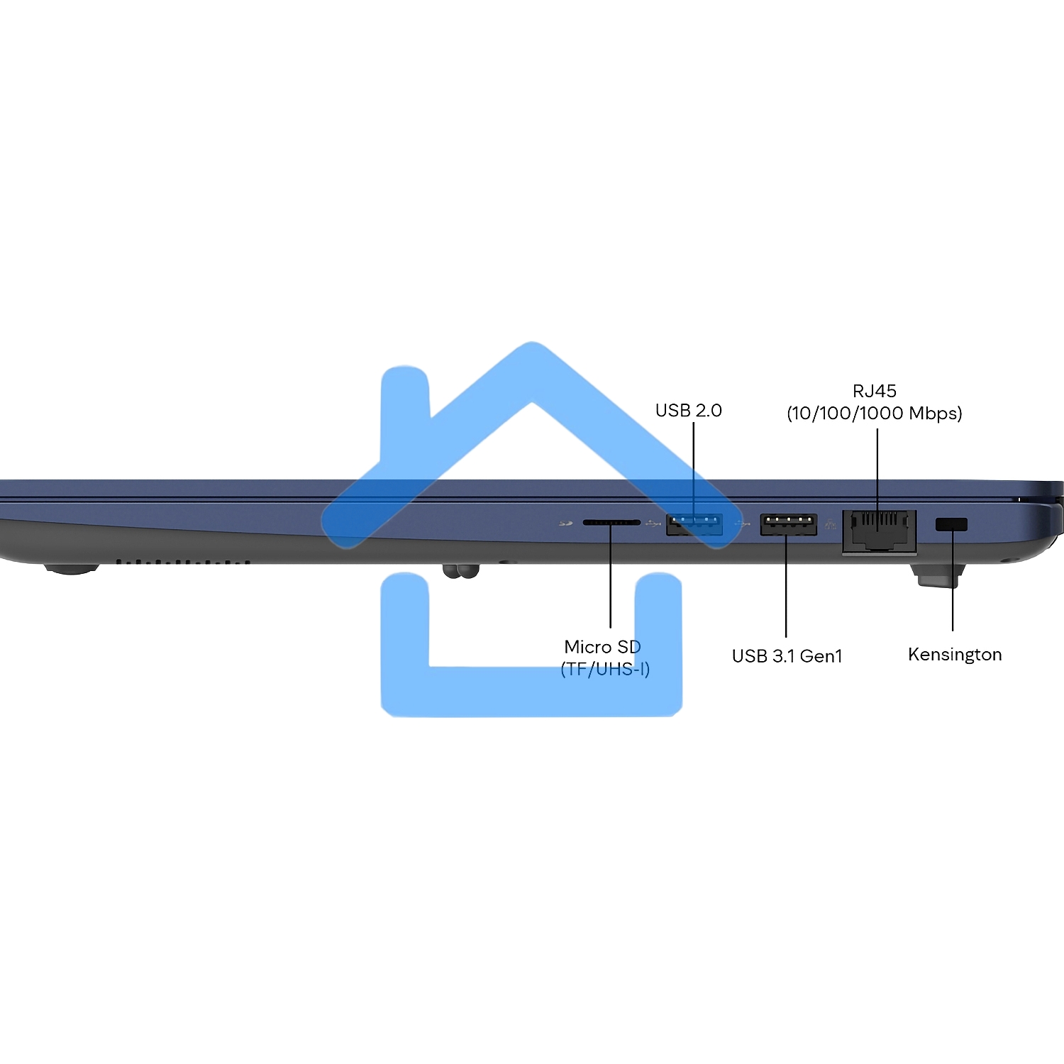 Ноутбук Maibenben M645 синий M6451SP0LURE0 16