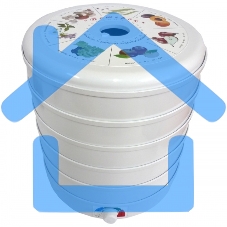 Сушилка для овощей и фруктов Великие реки Ветерок-5, 5 поддонов, в гофротаре