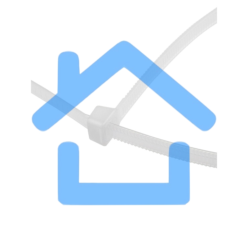 Хомут-стяжкa нейлоновая с тройным замком Rexant 300x4,8 мм, белая, упаковка 100 шт.