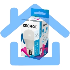 Лампа светодиодная LED BASIC A60 11Вт 220В E27 4500К Космос LkecLED11wA60E2745