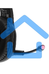 Наушники с микрофоном Oklick HS-L930G SNORTER черный/синий 2м мониторные USB оголовье (HS-L930G)