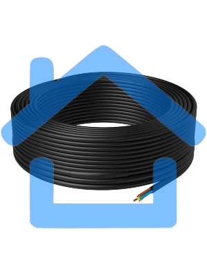 Греющий кабель для обогрева кровли, водостоков, площадок, ступеней Rexant ГРК-30-660-22/22м